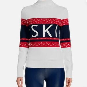 NWT ANTONIO MELANI SKI White and Red Sweater Christmas